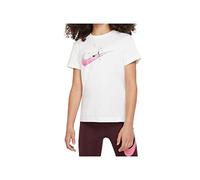 NIKE DX1706-100 G NSW TEE BF SHINE T-shirt Unisex Weiß Größe M