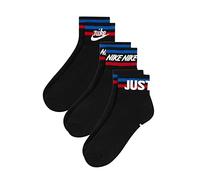 Nike Sportswear Everyday Essential Ankle Socks 3PPK schwarz/blau Größe 46-50