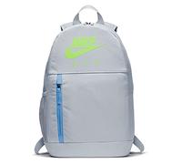 Nike Elemental Rucksack für Erwachsene und Kinder, 20 l, Grau/Blau/Grün, Grau/Blau/Grün, Medium, Unisex Rucksack für Erwachsene und Kinder