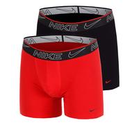 Nike Elite Cotton Stretch Boxer Short 2er Pack Herren-Schwarz,Rot (nur noch 2 Artikel auf Lager)
