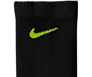 Nike Elvd Crew 6P - Socken, schwarz US: XL