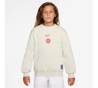 NIKE Erling Haaland Club Fleece Crew Neck Sweatshirt Kinder 027 - phantom/hot punch L (147-158 cm)