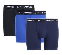 Boxer NIKE UNDERWEAR "BOXER BRIEF 3PK", Herren, Gr. L, 3 Stk., obsidian, game royal, schwarz, Jersey, Obermaterial: 95% Baumwolle, 5% Elasthan, körpernah, Unterhosen, mit Logo-Elastikbund (71645358-L)