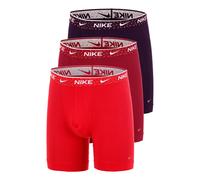 Nike Essential Cotton Stretch Boxer Short 3er Pack Herren - rot, lila, Größe XL
