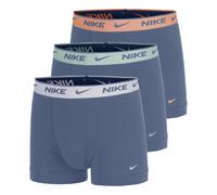 Nike Essential Cotton Stretch Trunk Boxer Short 3er Pack Herren - blau, orange, Größe XL