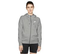 Nike Damen W NSW ESSNTL HOODIE FZ FLC Sweatshirt, dk grey heather/(white), L
