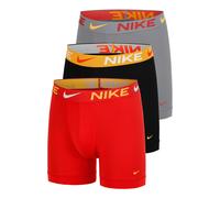 Nike Essential Micro Boxer Short - 3er Pack Herren-rot, grau, Größe S