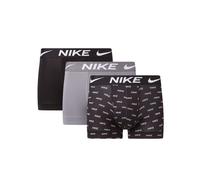 Nike Essential Micro Herren Boxershort 3er Set | NIKE LOGO PRINT/COOL GREY/BLACK | M