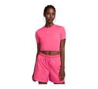 Nike Essential SLM Crop T-Shirt Damen Pink F629 XL ( 44/46 ) rosa