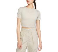 Nike Essential SLM Crop Women T-Shirt L braun