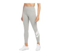 lange leggings fur damen nike sportswear essential dk grau weis