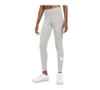 Nike Sportswear Essential GX MR Swoosh Leggings Frauen in Gr. XS in Grau
