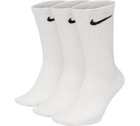 Nike Damen/Herren/Unisex Everyday Lightweight Crew Socks (3 Pairs) XL weiß