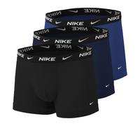 Nike Herren Everyday Cotton Stretch Trunks 3Pk, Obsidian/Game Royal/Black, L