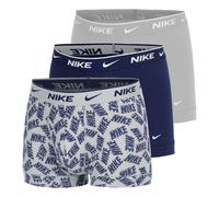 Nike Shockwave Boxershorts weiß/blau (3er-Pack) - S