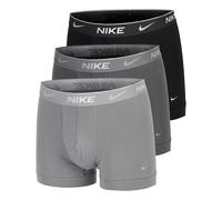 Nike Everyday Cotton Stretch Boxer Short Herren-Schwarz,Grau schwarz | Größe: L