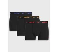 Nike Herren Boxershorts Everyday Cotton Stretch 3er-Pack Schwarz/Rot/Orange Größe S