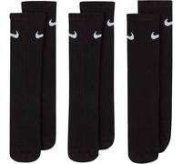 3er Pack NIKE Everyday Cush Crew Socken Kinder 010 - black/white 34-38