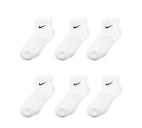 Nike Everyday Cushioned Ankle Socks 6 Pack S / White / Black