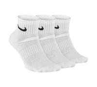 Nike Everyday Cushioned Ankle Tennissocken 3er Pack Unisex - weiß, schwarz, Größe 38-42