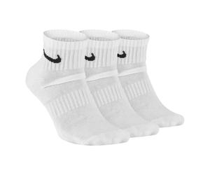 Nike Everyday Cushioned Ankle Tennissocken 3er Pack Unisex - weiß, schwarz, Größe 46-50