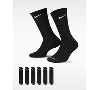 Nike Everyday Cushioned Crew Socken Black (6er-Pack) - L