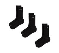 Nike Everyday Cushioned Crew Socks 3 Pack M / Black / White