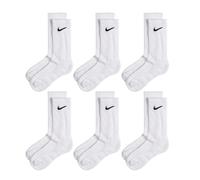 Nike Everyday Cushioned Crew Socks 6 Pack S / White / Black