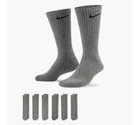 Hohe Baumwollsocken Nike EVERYDAY CUSHIONED CREW (6 PAIRS) grau SX7666-064 - L