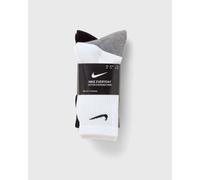 Nike Damen/Herren/Unisex Everyday Cushioned Training Crew Socks (3 Pairs) L weiß