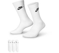 Nike Everyday Essential Crew (3 -Paar) Socken, weiß US: XL