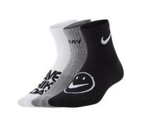 Nike Everyday leichte Knöchelsocken für Kinder (3 Paar) - Multi-Color S (34-38) CU8129-902