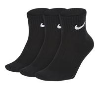 Nike Everyday Lightweight Trai,BLAC schwarz-metalic-silber 3 Paar XL