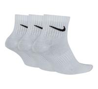 3er Pack NIKE Everyday Lightweight Ankle Trainingssocken 100 - white/black 42-46