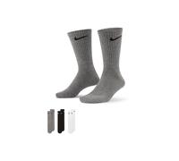 Nike Everyday Lightweight Crew Trainingssocken (3 Paar) grau/schwarz/weiß - 42-46