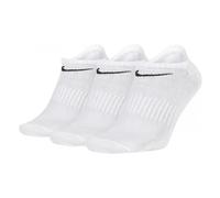 nike everyday lightweight no show socken x3 weis unisex 42-46