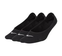 NIKE Lightweight No Show 70% Baumwolle, 27% Polyamid, 3% Elasthan, Schwarz/Weiß, S EU