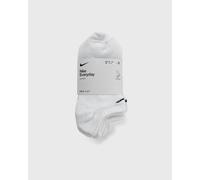 Nike Unisex Dagelijkse lichtgewicht no-show (6 paar) Socken, White/Black, L EU