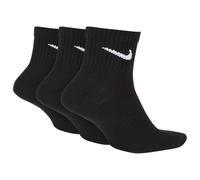 Nike Erwachsene Everyday Lightweight Ankle (3 Paar) Socken, Black/White, M (38-42 EU)