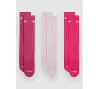 Nike Everyday Plus Cush Crew 3P Socks swtbeet / sltred / rshpink Gr. L