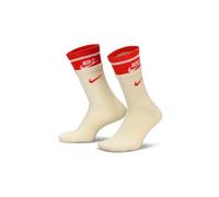 nike everyday plus cushioned beige red unisex socken