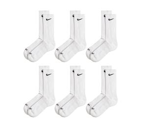Nike Everyday Plus Cushioned Crew Socks 6 Pack M / White / Black