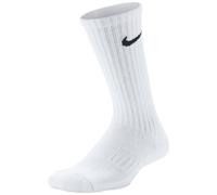 Nike Evryday Cush Crew 3Pr-108 Kinder Socken, weiß, Gr. S