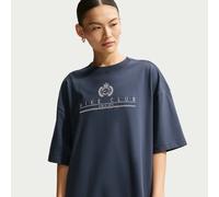 Nike extragroßes Kurzarm-T-Shirt (Damen) - Blau L (EU 44-46) IQ0899-437