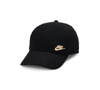 Nike Cap Dri‑FIT Club FB5371-011 mit Metalllogo Schwarz/Grau Unisex S/M