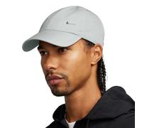 NIKE Club Dri-FIT Unstructured Metal Swoosh Cap 077 - lt smoke grey/metallic silver S/M