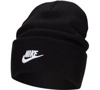 Nike FB6528-010 U NK Peak Beanie TC FUT L Hat Unisex Adult Black/White Größe 1SIZE