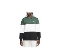Nike FB7797-323 M NK Club+ Knit LS TOP CB Sweatshirt Herren FIR/White/Black/White Größe L