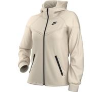 Nike FB8338-110 W NSW TCH FLC WR FZ HDY Sweatshirt Damen Pale Ivory/Black Größe XS-T