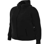 Nike FB8340-010 W NSW TCH FLC WR FZ HDY Sweatshirt Damen Black/Black Größe 1X